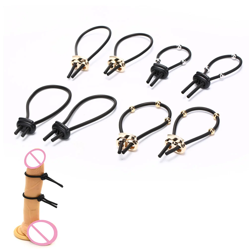 1 Pair of Silicone Penis Ring