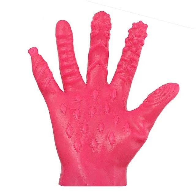 1 Pc Silicone Erotic Massager Gloves