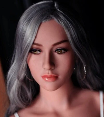 158cm Grey Hair Sex Doll