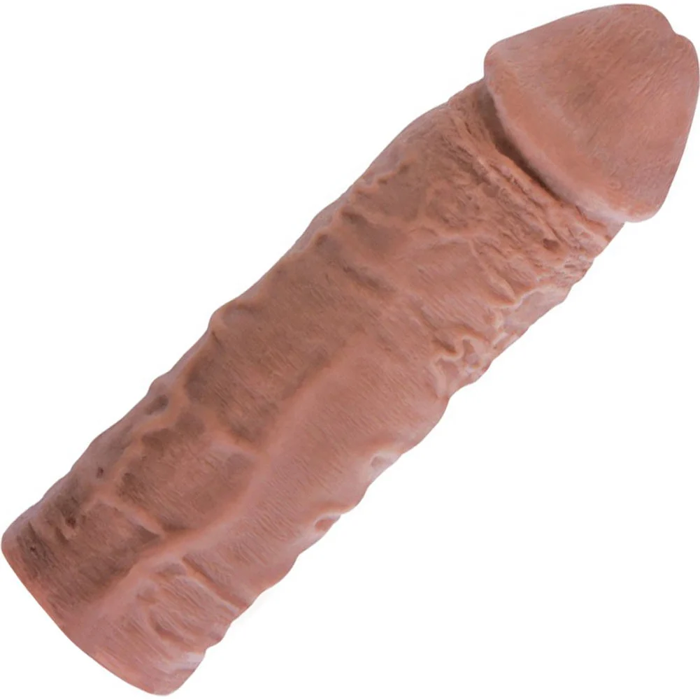 2" Extra Length Be Shane Super Thick Penis Extension, 8", Brown