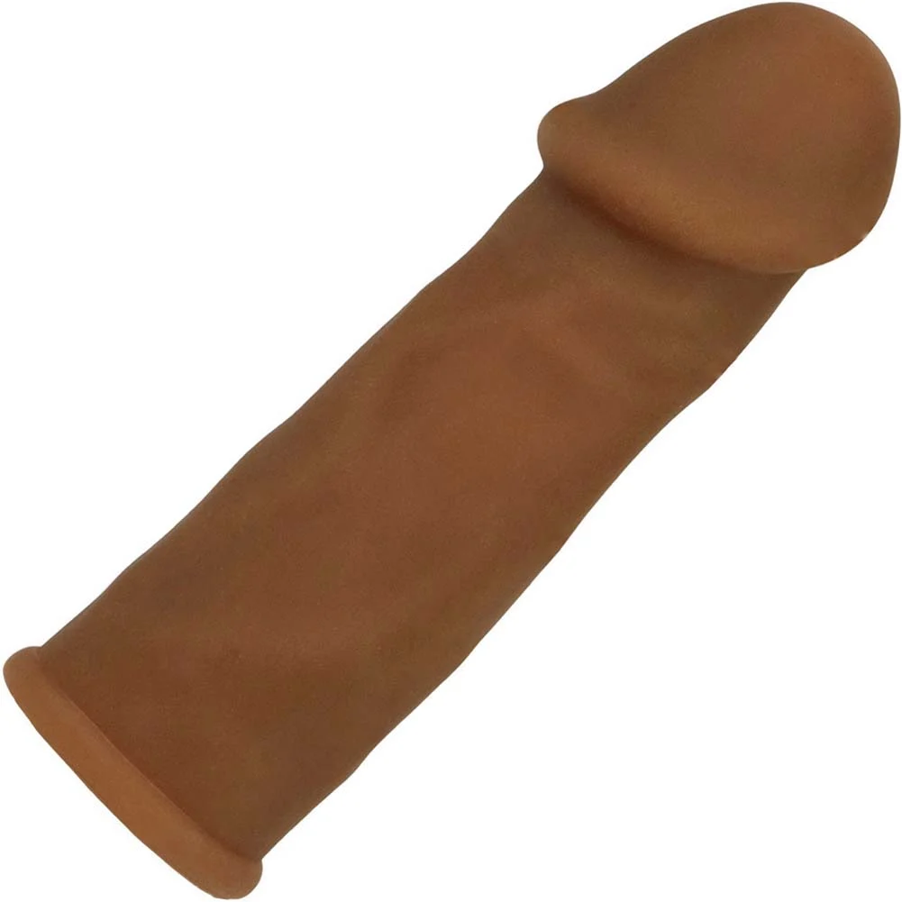 2" Extra Length Futurotic Penis Extension, 5.25", Mocha