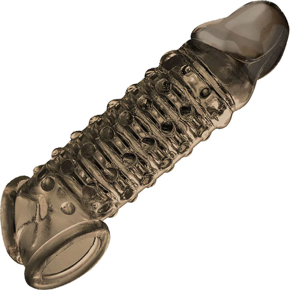 2" Extra Length Icon Toppers Penis Extender, 7", Smoke