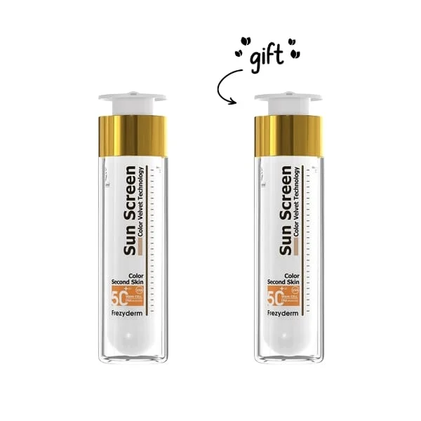 2x Sunscreen Color Velvet Face Cream SPF 50+