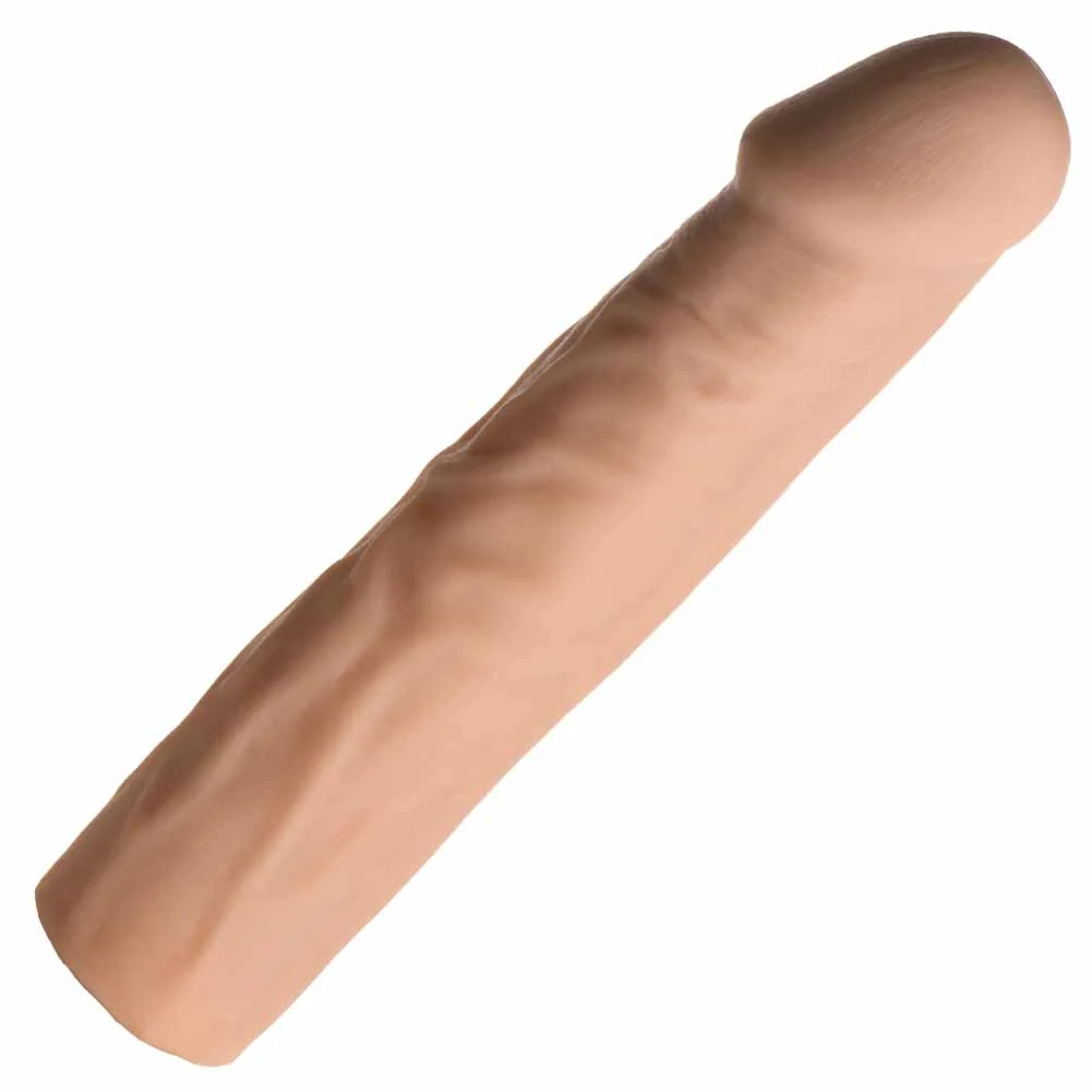 3" Extra Length Jock Penis Extension Sleeve, 9", Vanilla