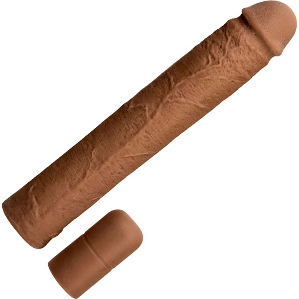 3" Extra Length UltraSKYN Adjustable Penis Xtend It Kit, 9", Caramel