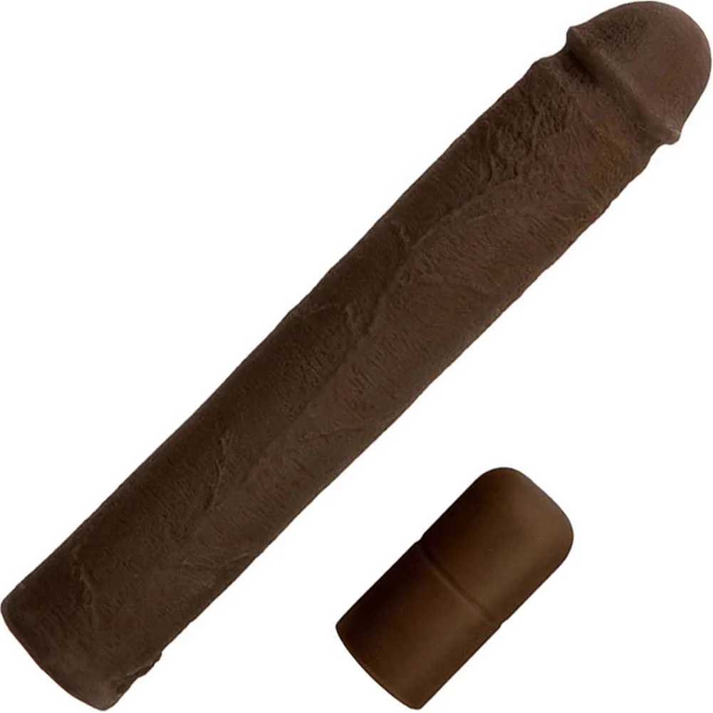 3" Extra Length UltraSKYN Adjustable Penis Xtend It Kit, 9", Chocolate