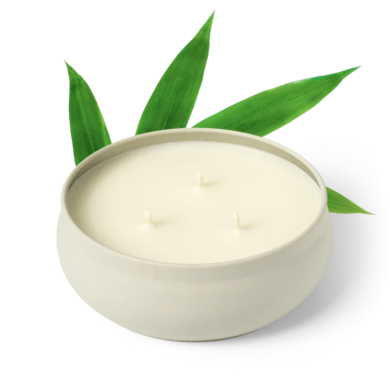 3 Wick Candle - Bamboo