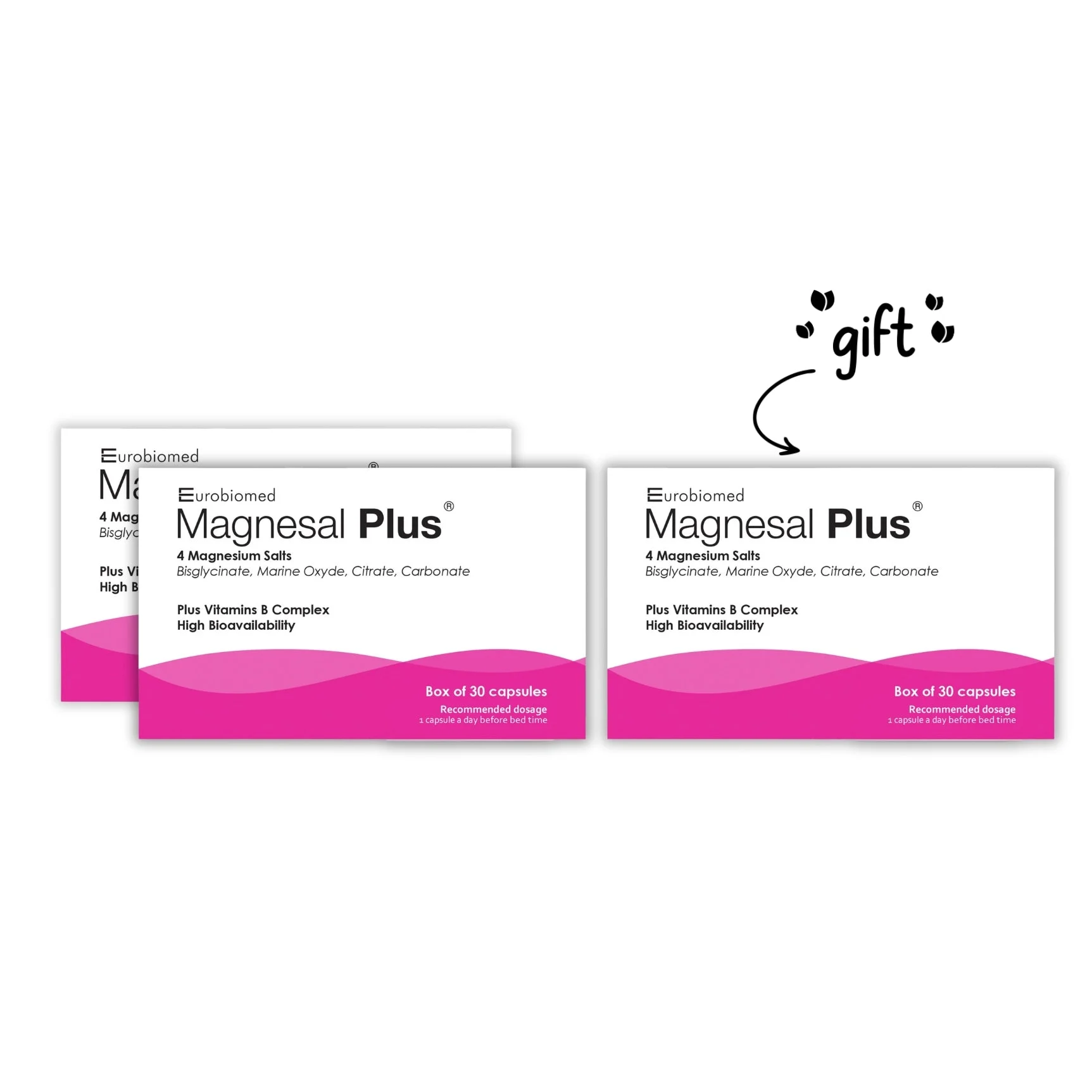 3 x Magnesal Plus 3x30 Capsules