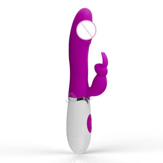 30 Speed Silicone Rabbit Dual Vibrator