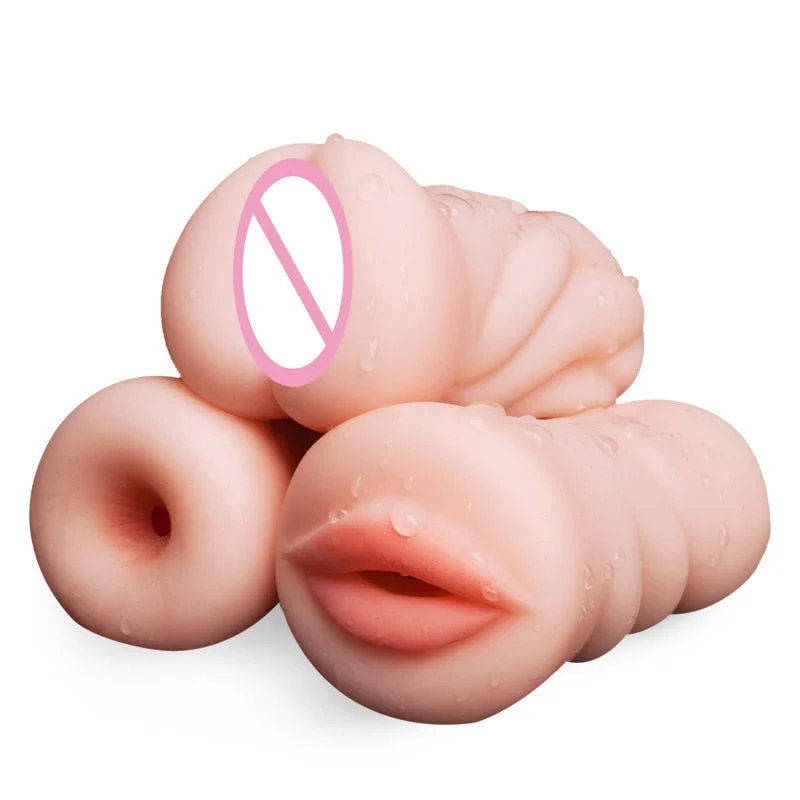 3D Realistic Silicone Vagina, Anus and Mouth