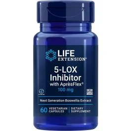 5-LOX Inhibitor with AprèsFlex 100mg 60 Veggie Caps Life Extension