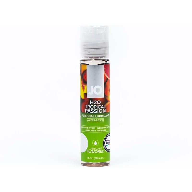 System Jo JO H2O Tropical Passion Flavored Water-Based Lubricant 1 oz.