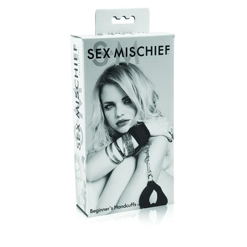 Sportsheets Sex & Mischief Beginner’s Handcuffs in Black