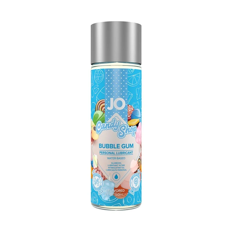 System Jo JO Candy Shop Bubble Gum Flavored Water-Based Lubricant – 2 oz.