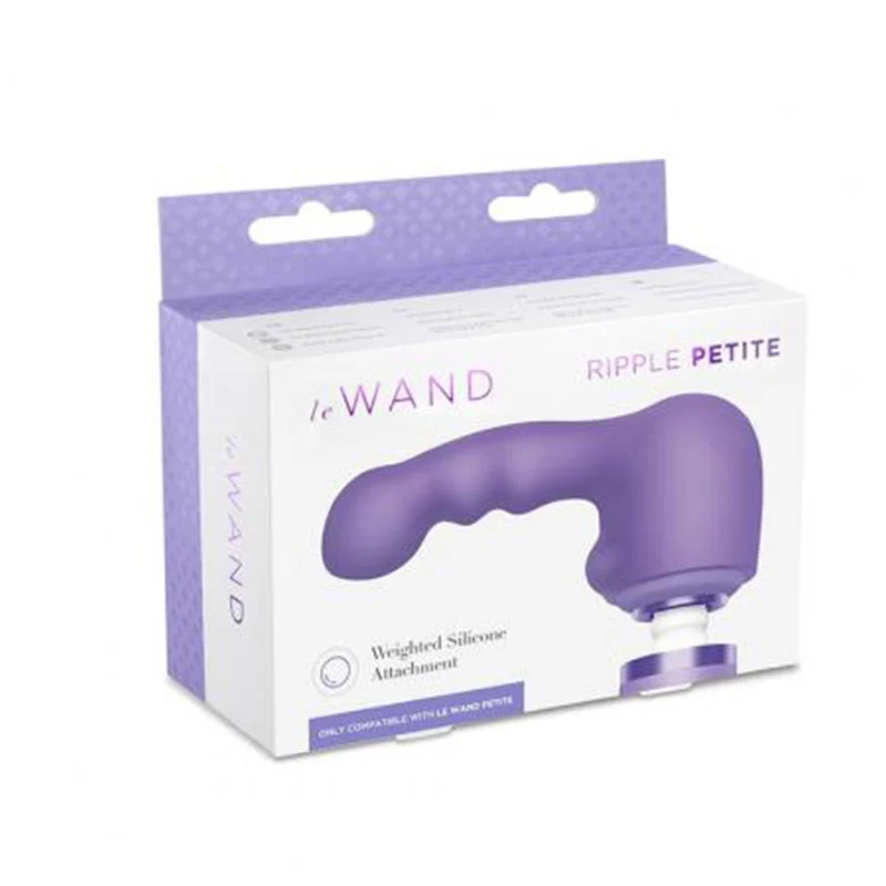 COTR Inc. Le Wand Petite Ripple Weighted Silicone Attachment – Targeted Stimulation for Le Wand Petite Rechargeable Massager