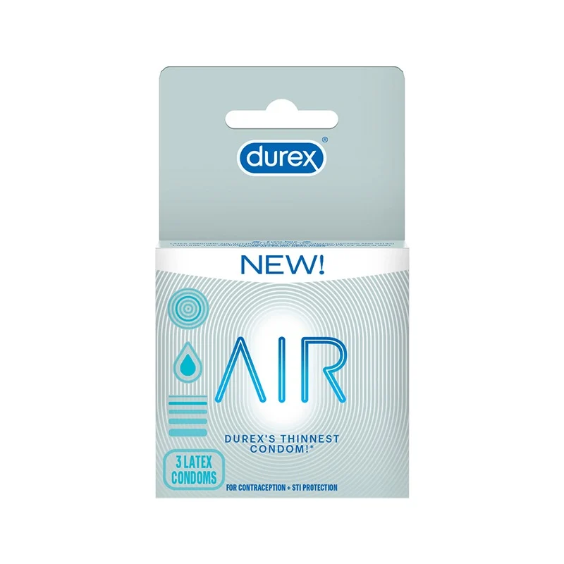 Durex Air Ultra Thin Condoms – 3 Pack by Paradise Marketing Services Part #8797