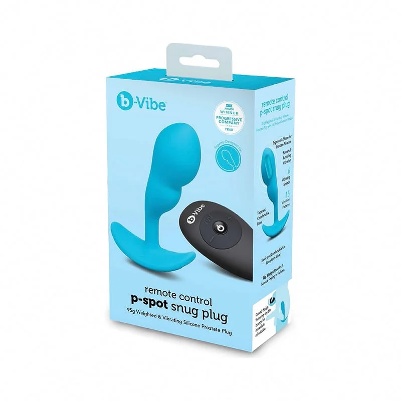COTR Inc. b-Vibe Vibrating P-Spot Snug Plug Small with Rechargeable Remote Control