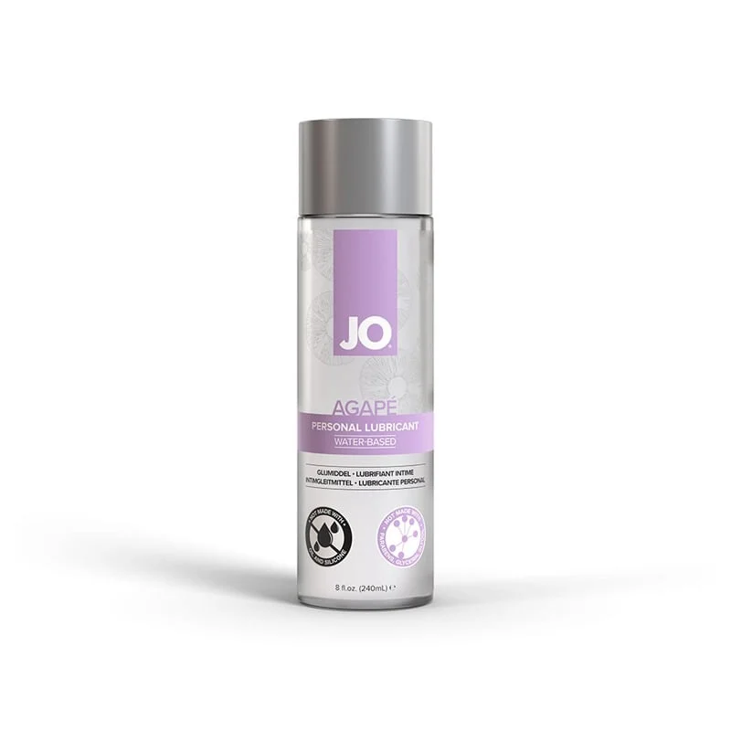 System Jo JO Agape Original Water-Based Lubricant 8 oz. – Gentle, pH-Balanced Formula for Sensitive Skin