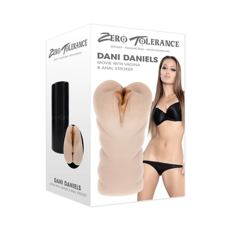 Evolved Zero Tolerance Dani Daniels Movie with Vagina & Anal Stroker Light – Realistic Adult Pleasure Toy
