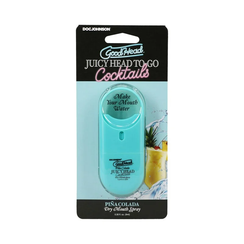 Doc Johnson GoodHead Juicy Head Cocktails Pina Colada Dry Mouth Spray to-Go