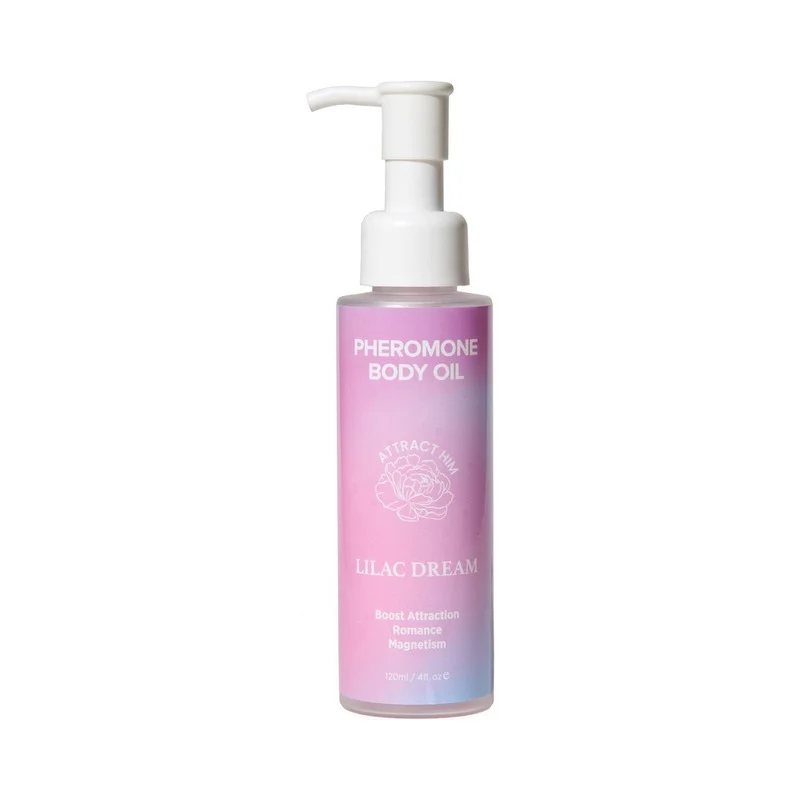 A&R Naturelles Inc Eye of Love Lilac Dream Pheromone Body Oil – 4 oz. Pump for Romantic Attraction