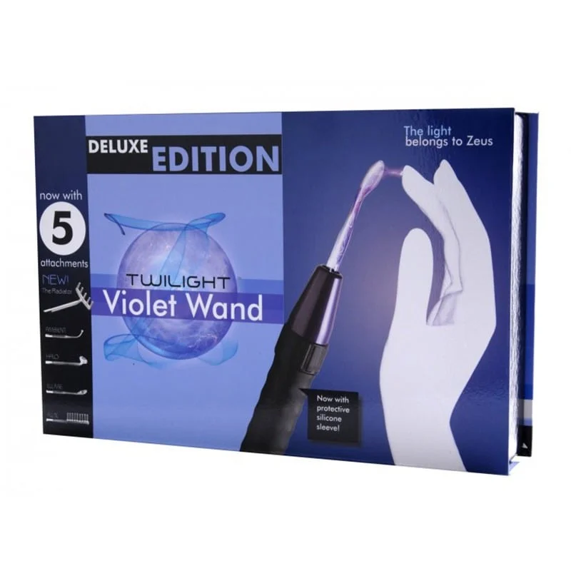 XR LLC Zeus Deluxe Edition Twilight Violet Wand with 5 Attachments