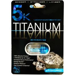 5K Titanium Stronger Formula Male Enhancement Blue Pill