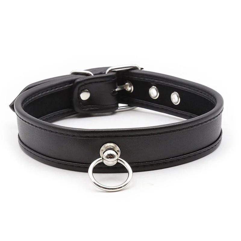 6 Types PU Leather Sex Collar For BDSM Couples