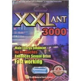 6 XXL ANT Male Energy Enhancer Sexual Enhancement 6 Pill 3000