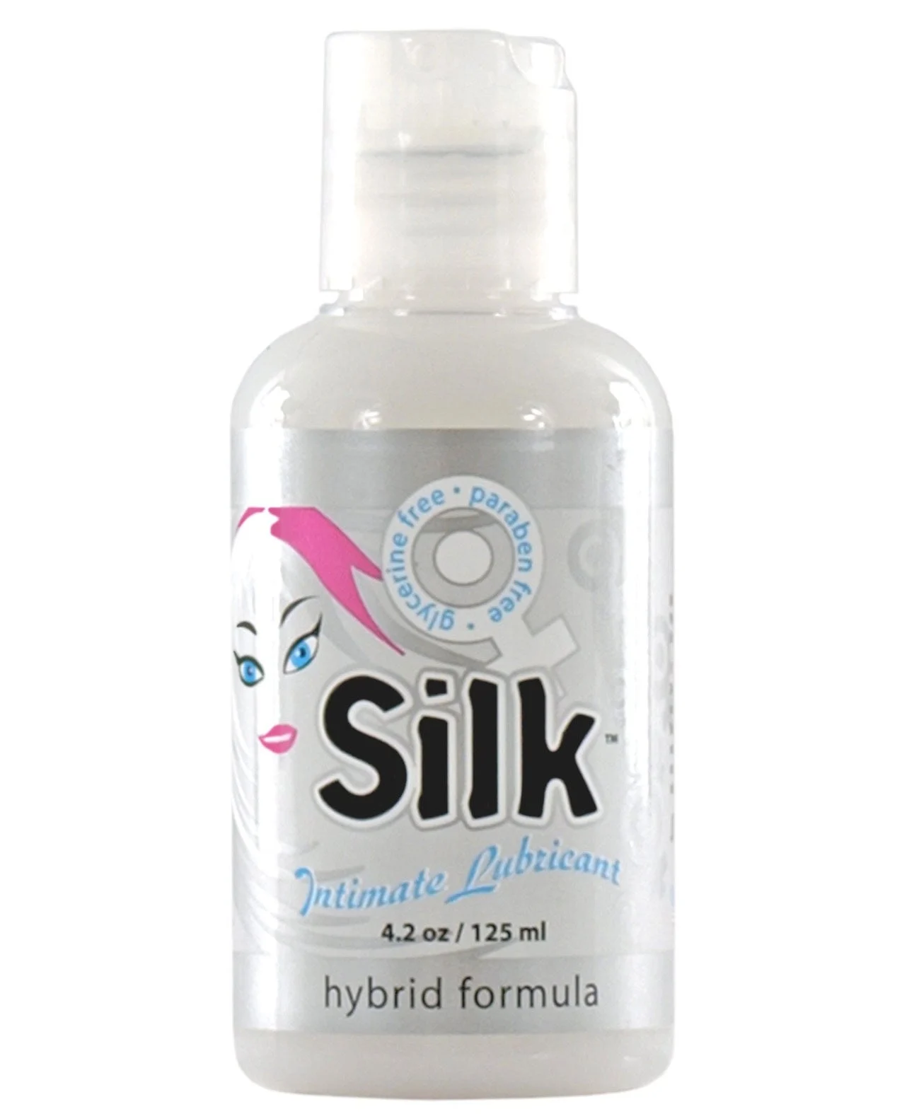 Sliquid Silk Hybrid Lube Glycerine & Paraben Free – 4.2 oz by Sliquid