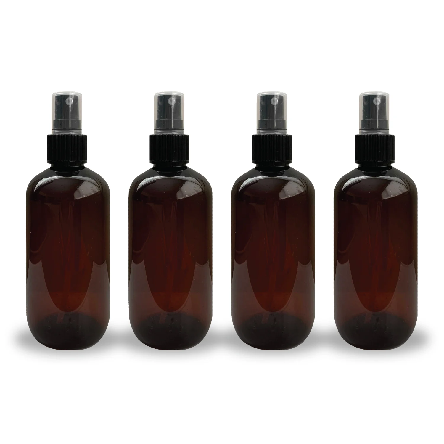 8oz Plastic Fine Mist Spray Bottle (4 Pack)