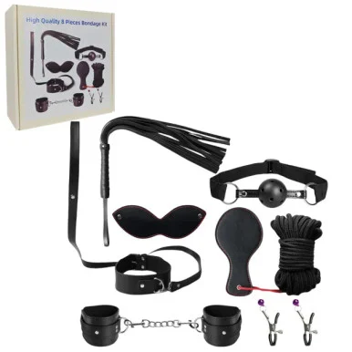 8pc BDSM Bondage Kit
