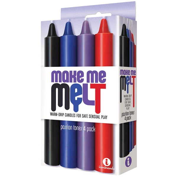The 9'sMake Me Melt Drip Candles-Passion Tones (4 Pack)