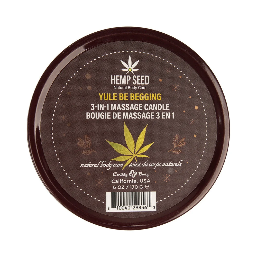 Earthly Body Hemp Seed 3-in-1 Massage 6 oz.