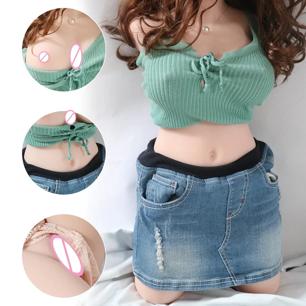 9kg 3D Male Masturbator Half-Body Sex Doll