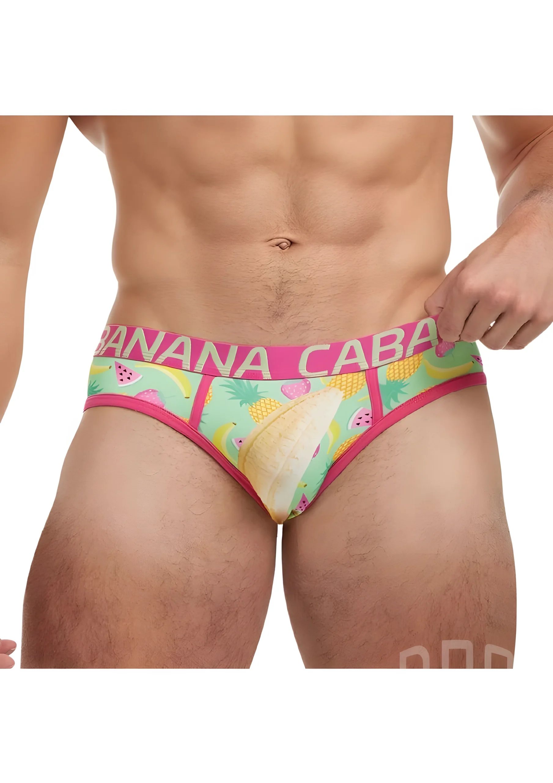 Banana Cabana Brazilian Bikini Briefs Medium Large