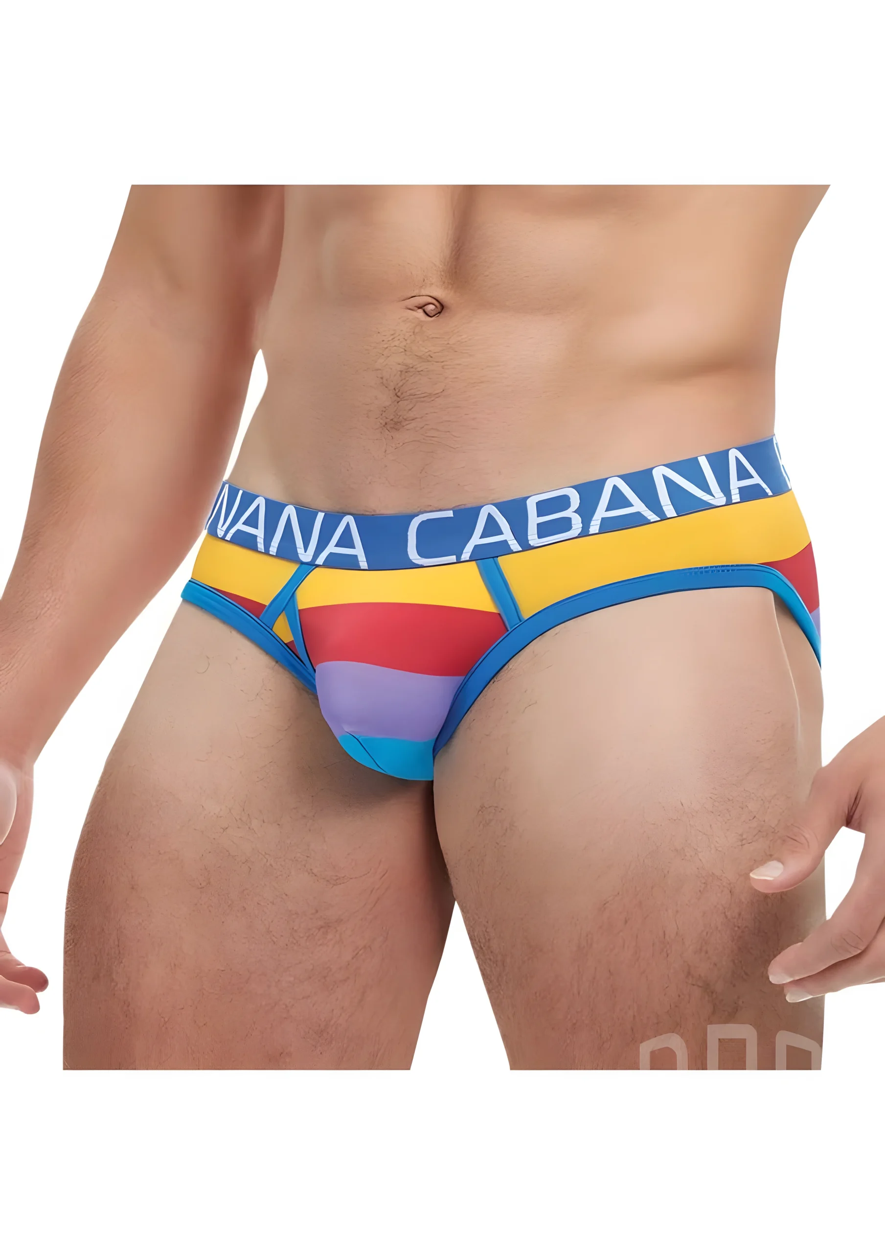 Banana Cabana Rainbow Brazilian Brief Small Medium