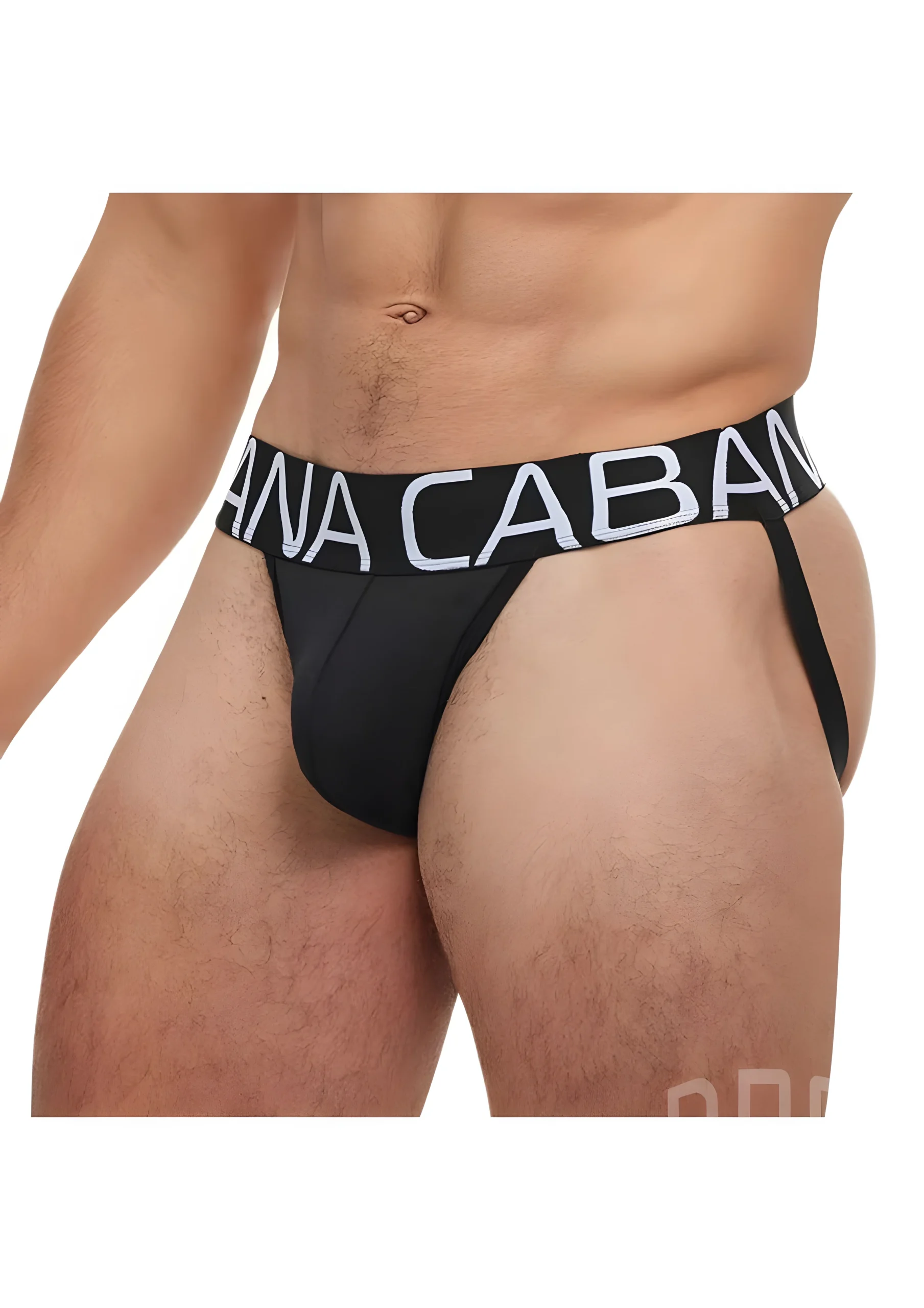Banana Cabana Slinky Jock Black Medium Large