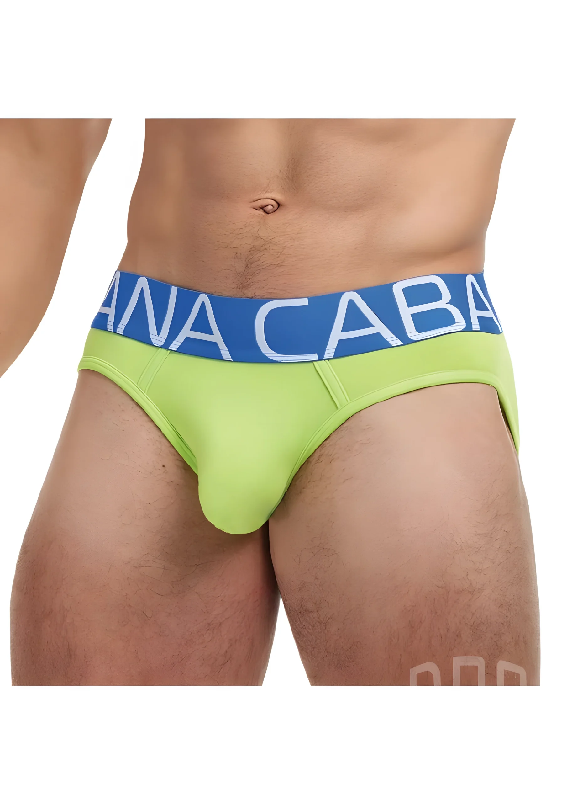 Banana Cabana Neon Green Brazilian Brief L/XL