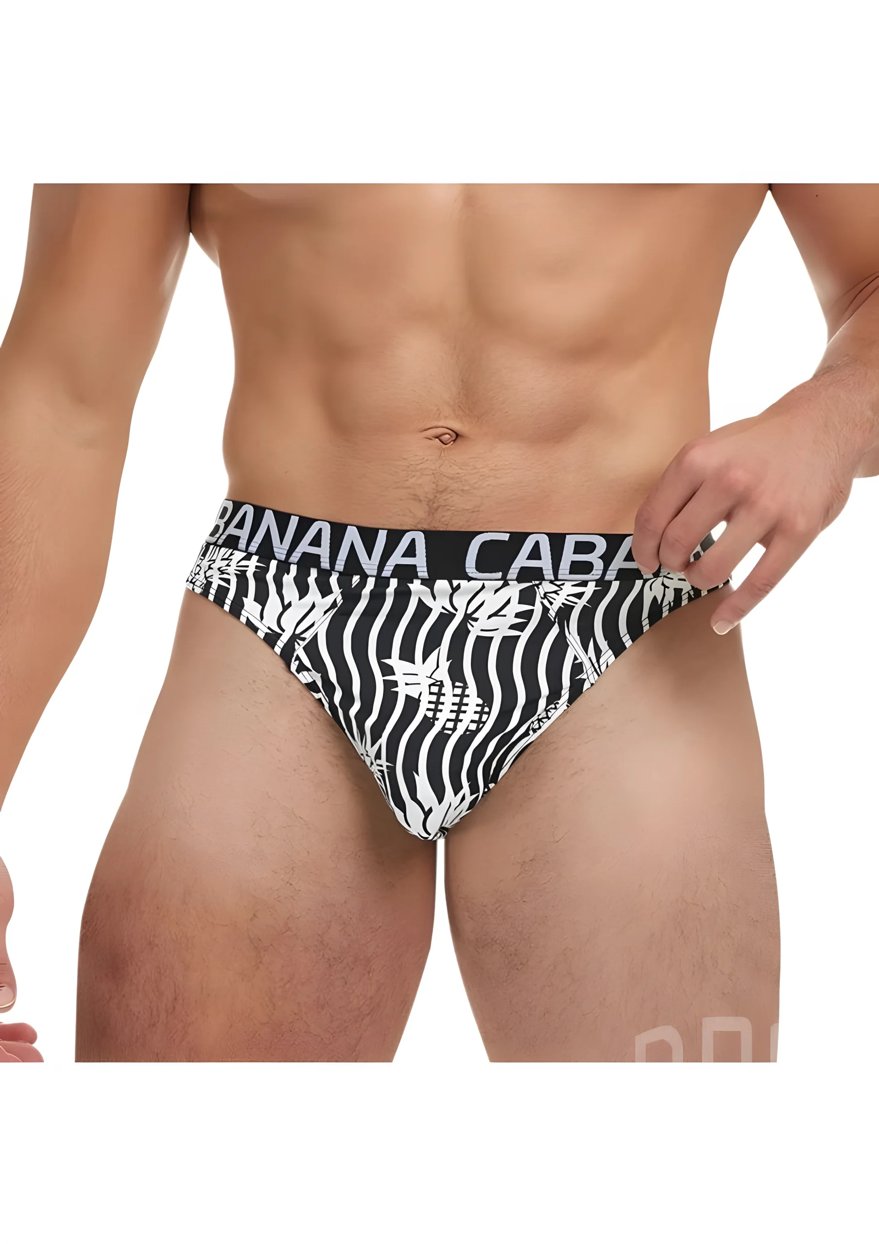Banana Cabana Lounge Thong Small Medium