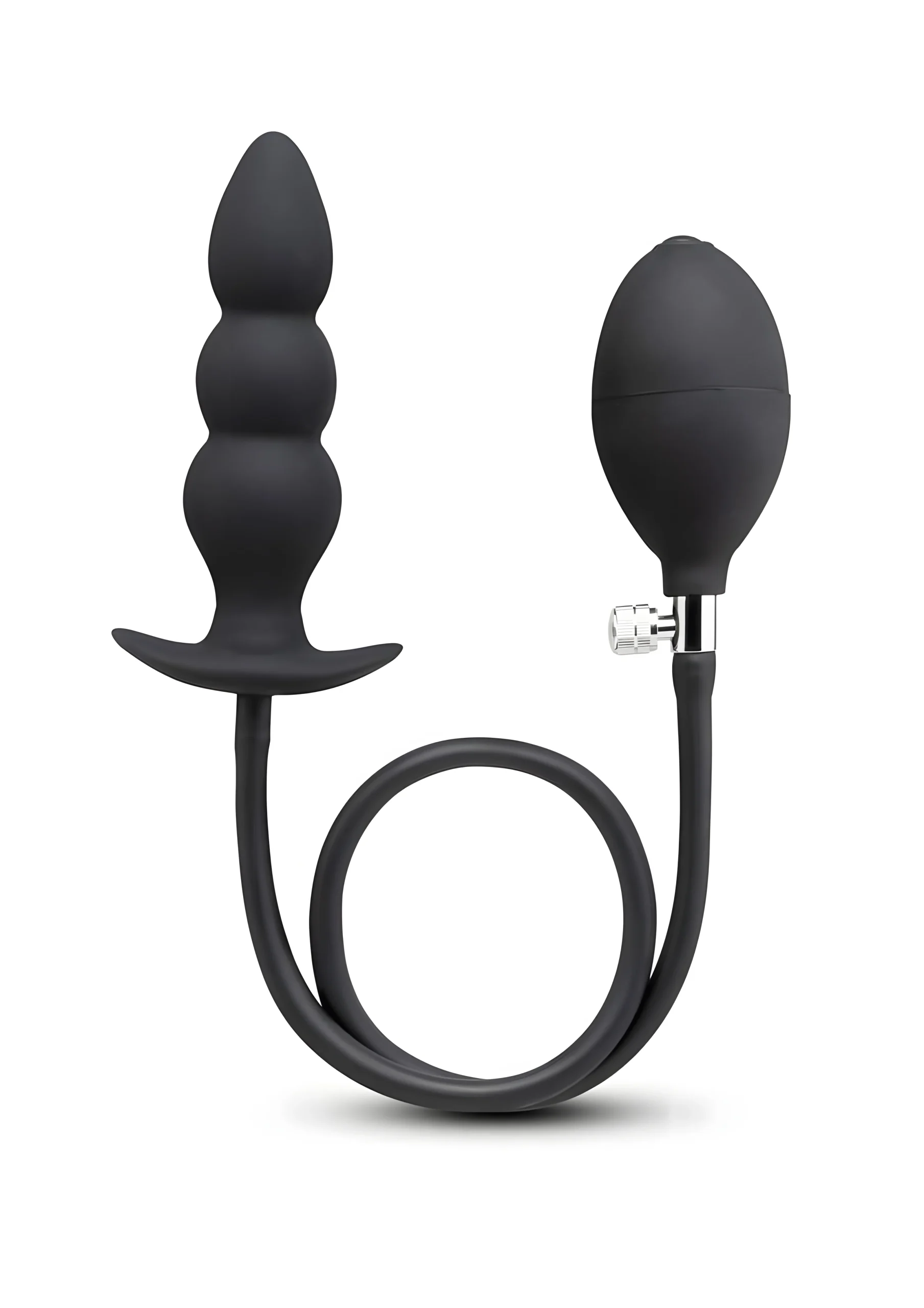 Beaded Inflatable Anal Plug