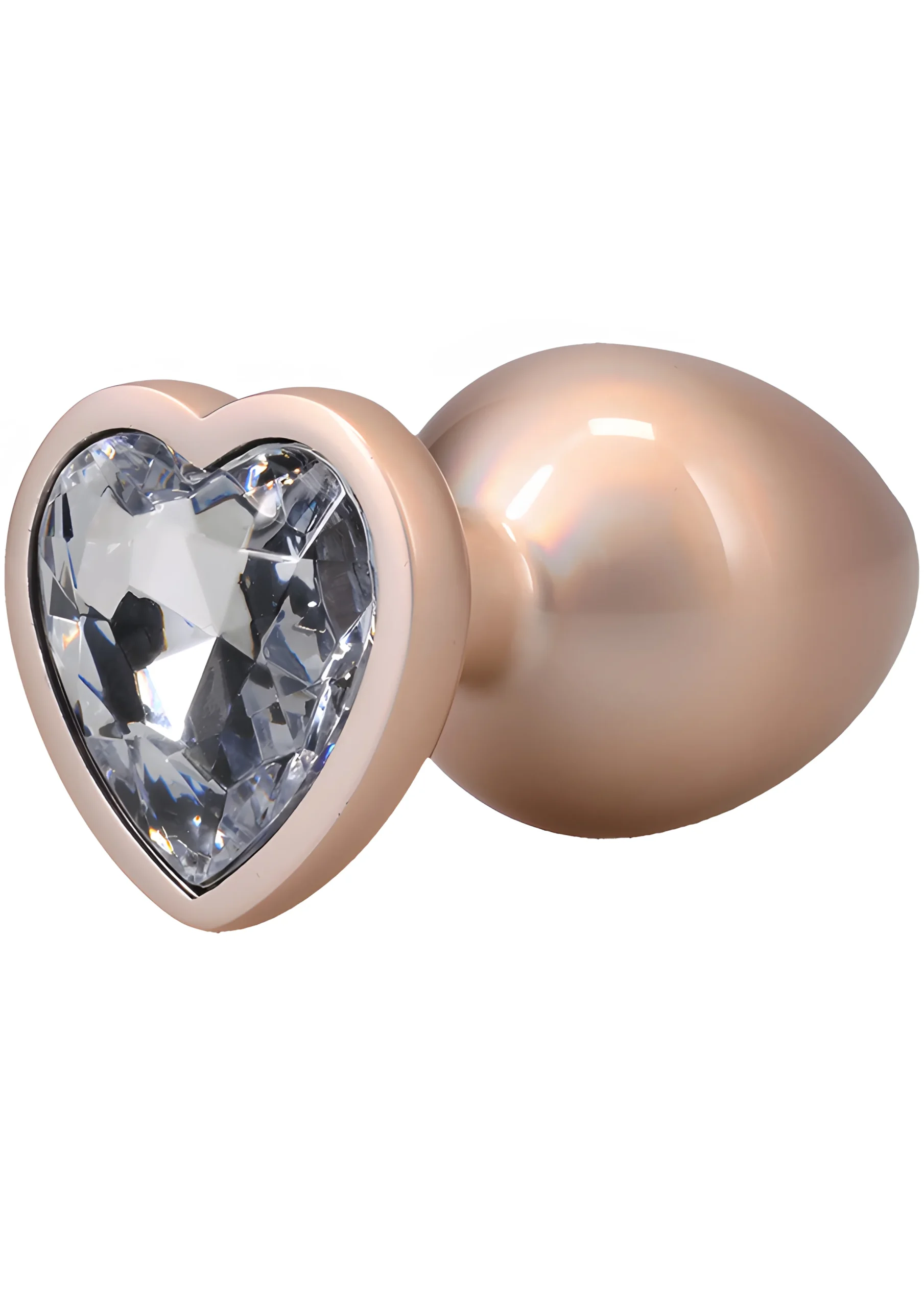 Booty Bling Heart Plug Large Gold