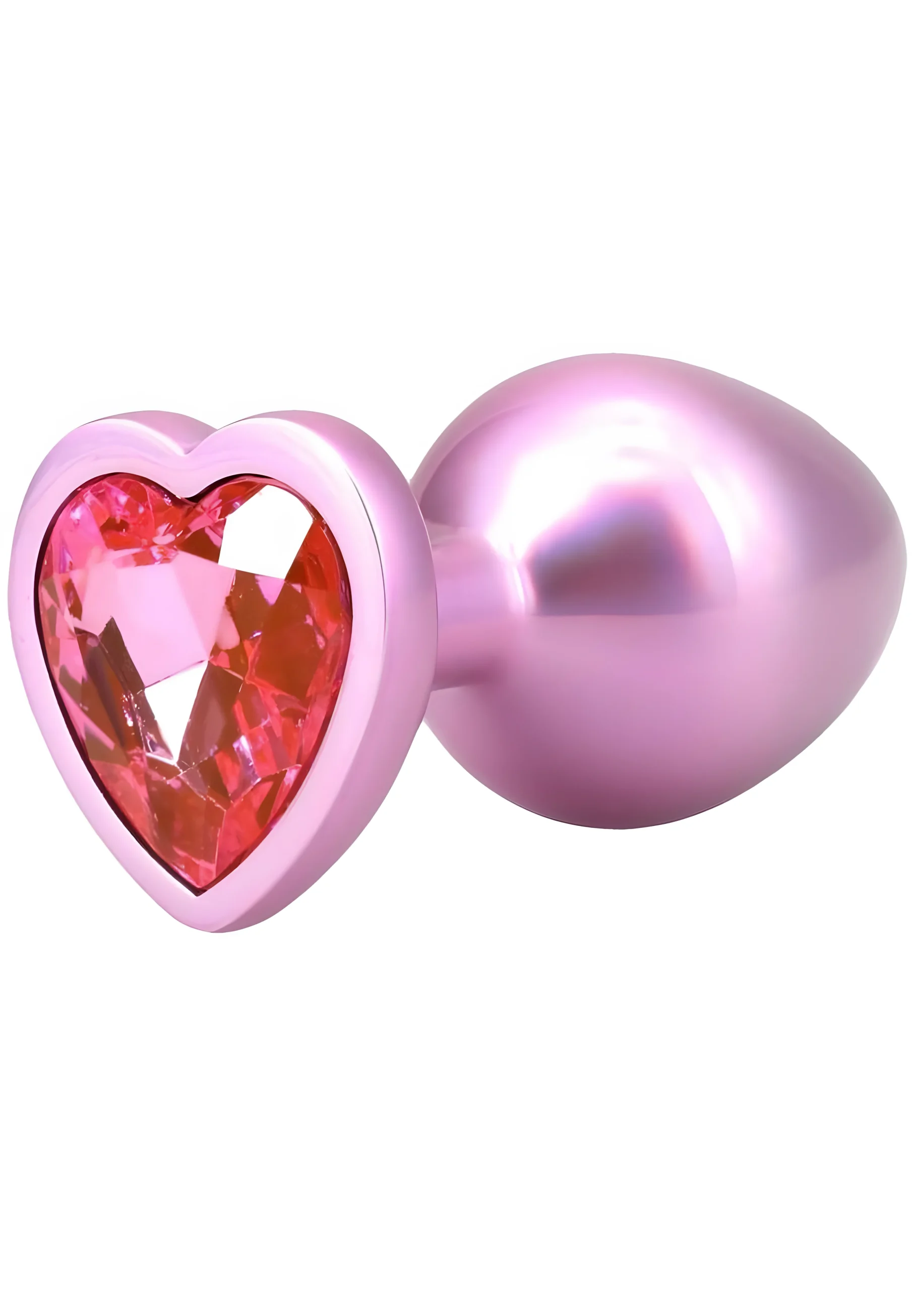Booty Bling Heart Plug Medium Pink