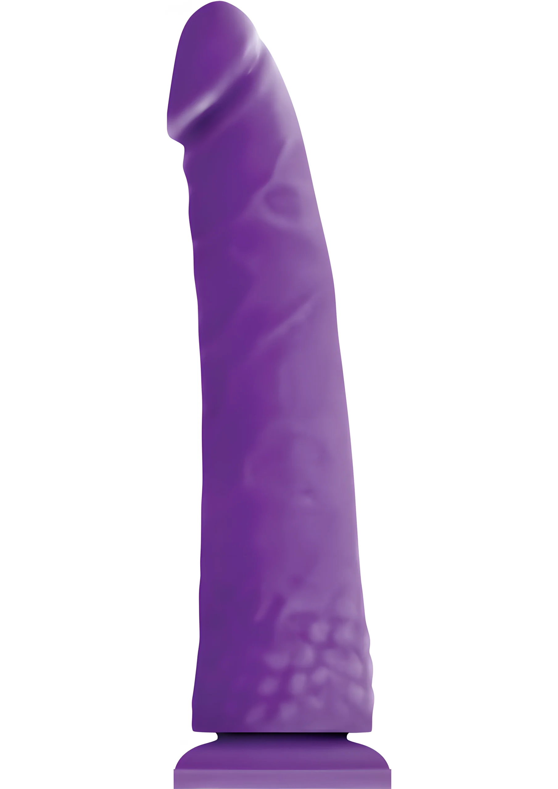 Colours Pleasures Thin Dildo 8 Inch Purple