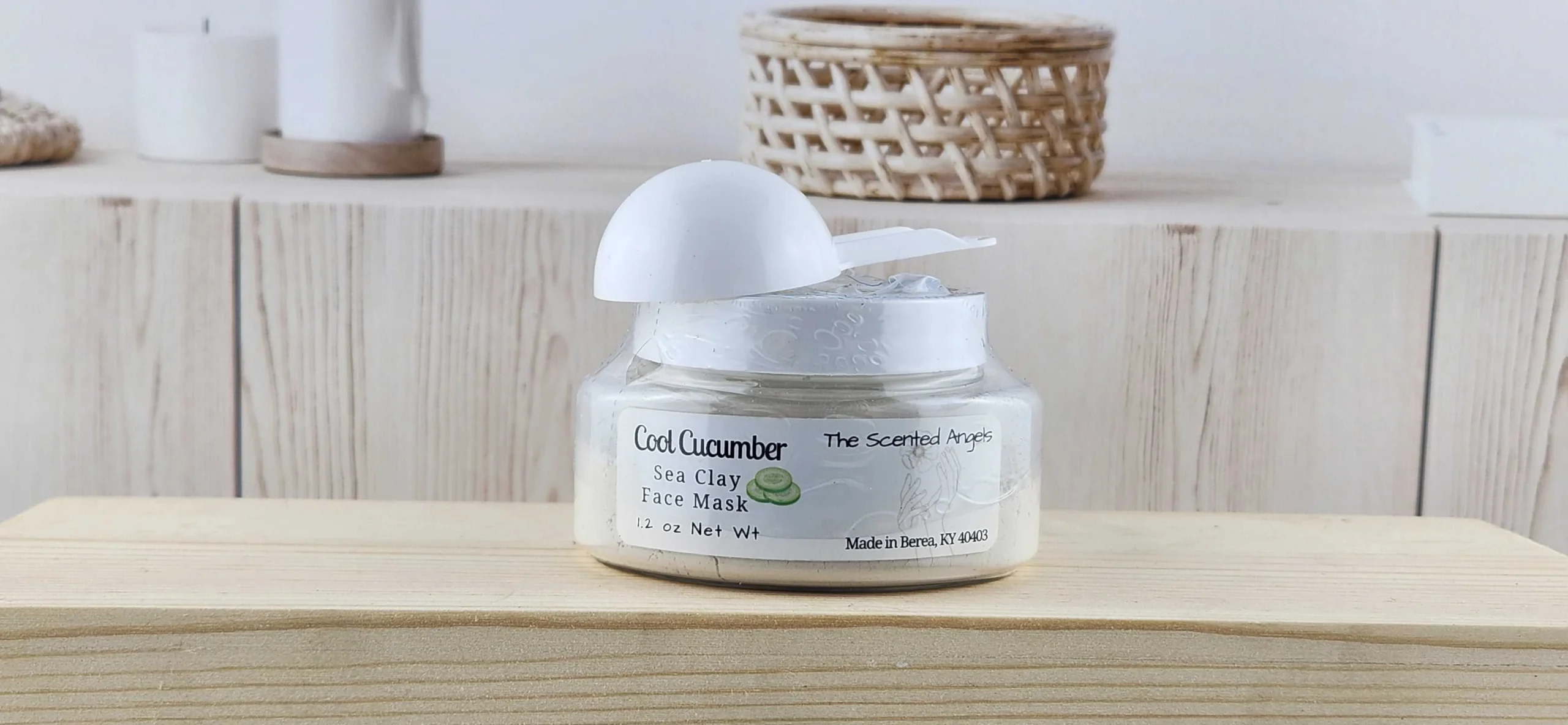 Cool Cucumber Facial Mask For Face Cleansing and Pore Shrinking - All Natural Skin Care