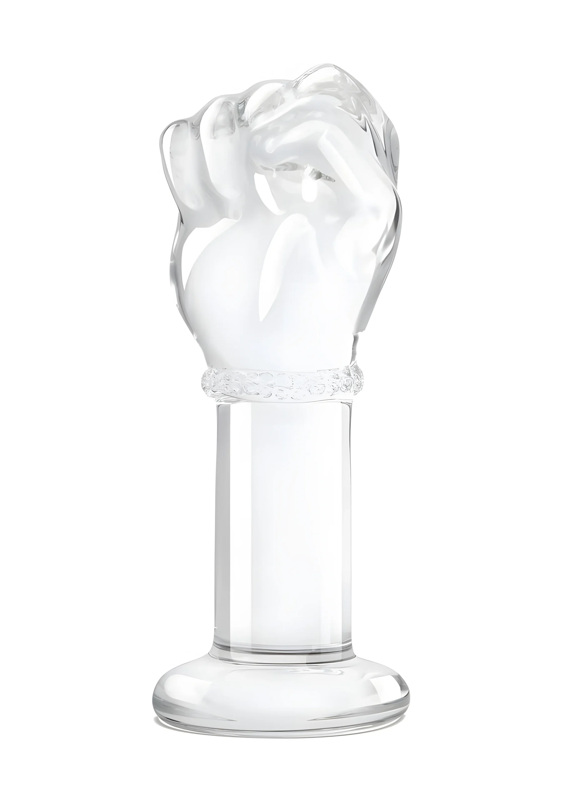 5 Inch Glass Fist Plug