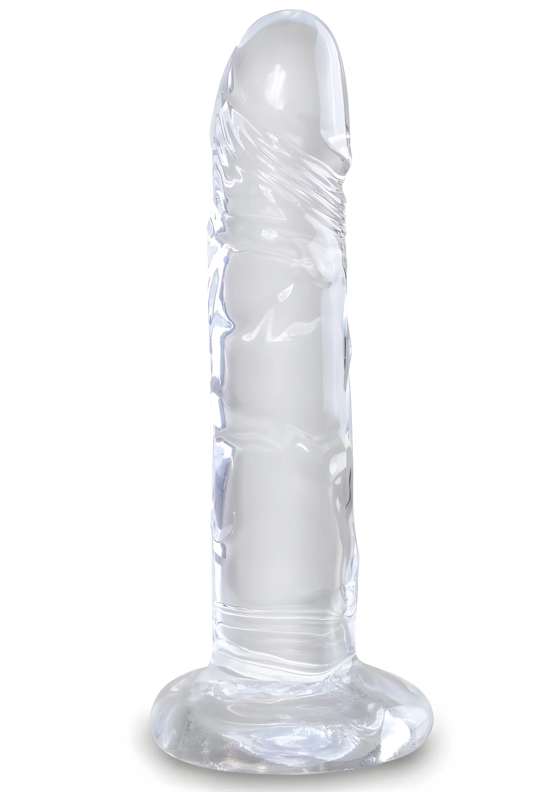 6 Inch King Cock Clear
