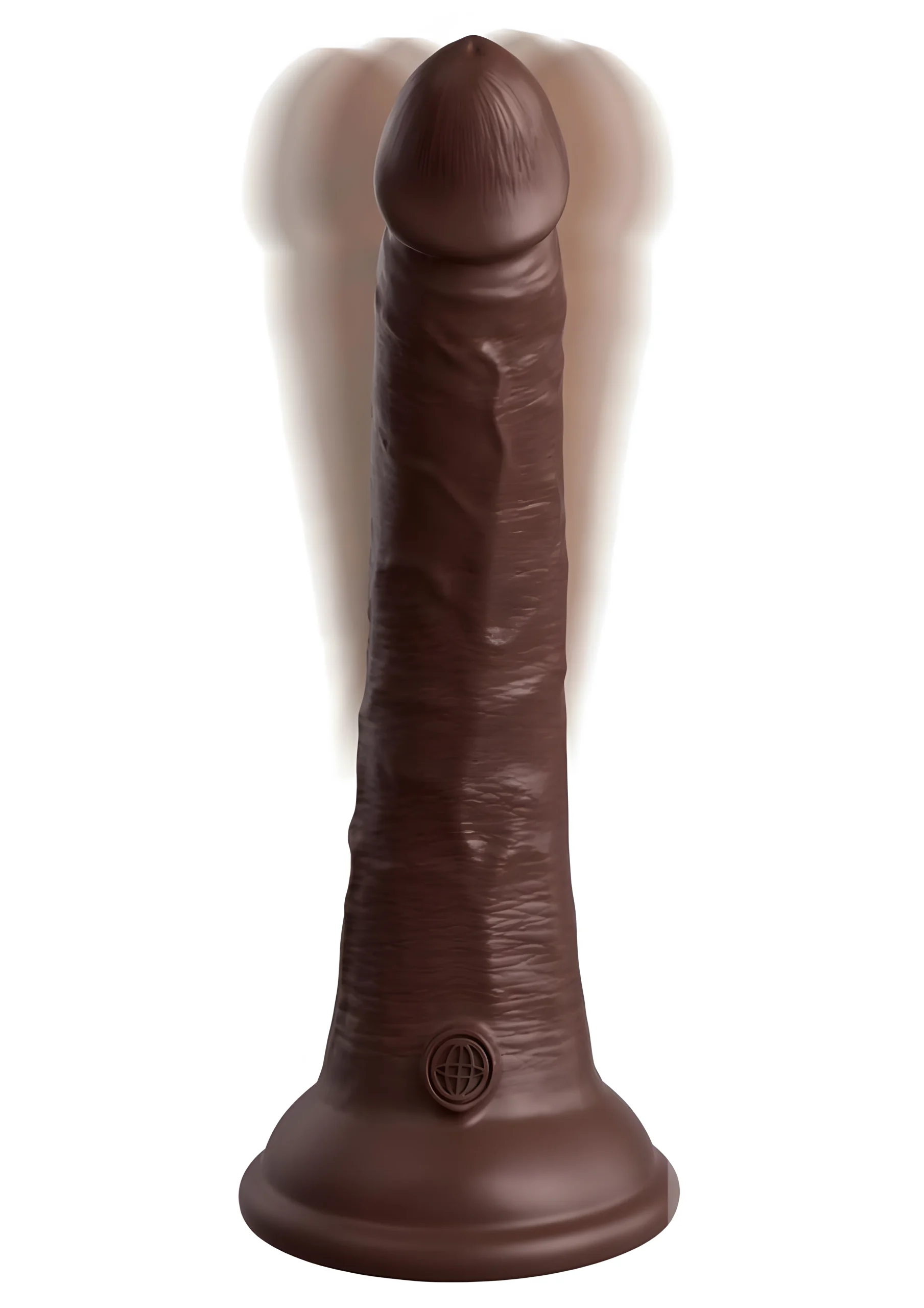 7 Inch Vibrating Silicone Dual Density Cock with Remote