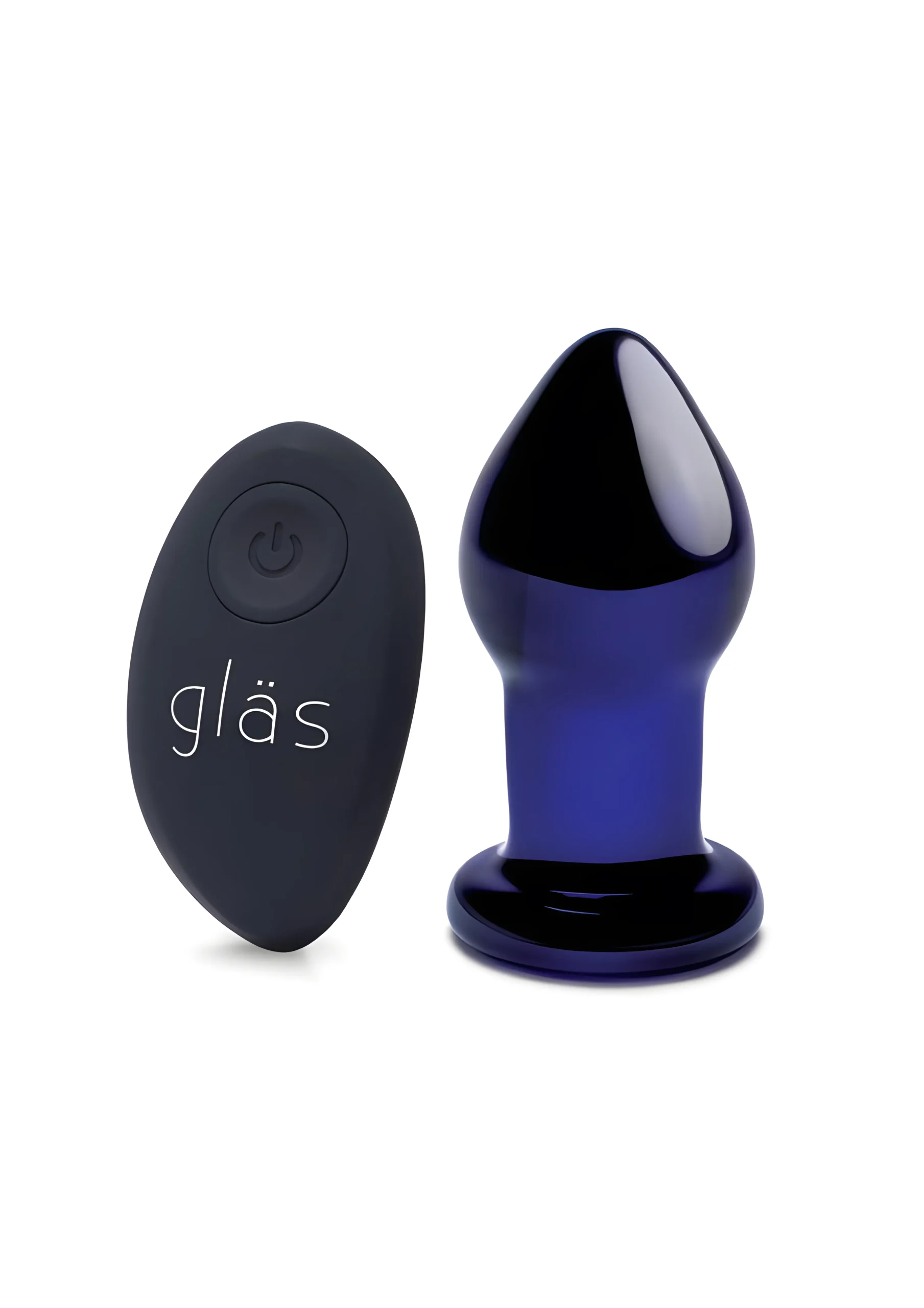 3.5 Inch Vibrating Glass Plug with Remote