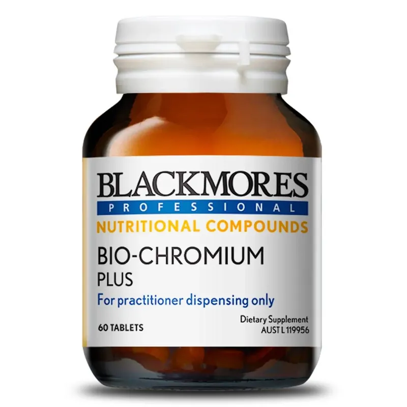 Worldwide Shipping Blackmores Professional Bio Chromium Plus 60 Tablets